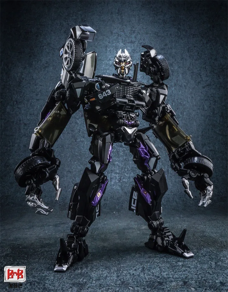 

Black Mamba Alloy Barricade Transformation Version LS02 Transformation Toy Diamond MPM05 Judges Roadblocks Police Car