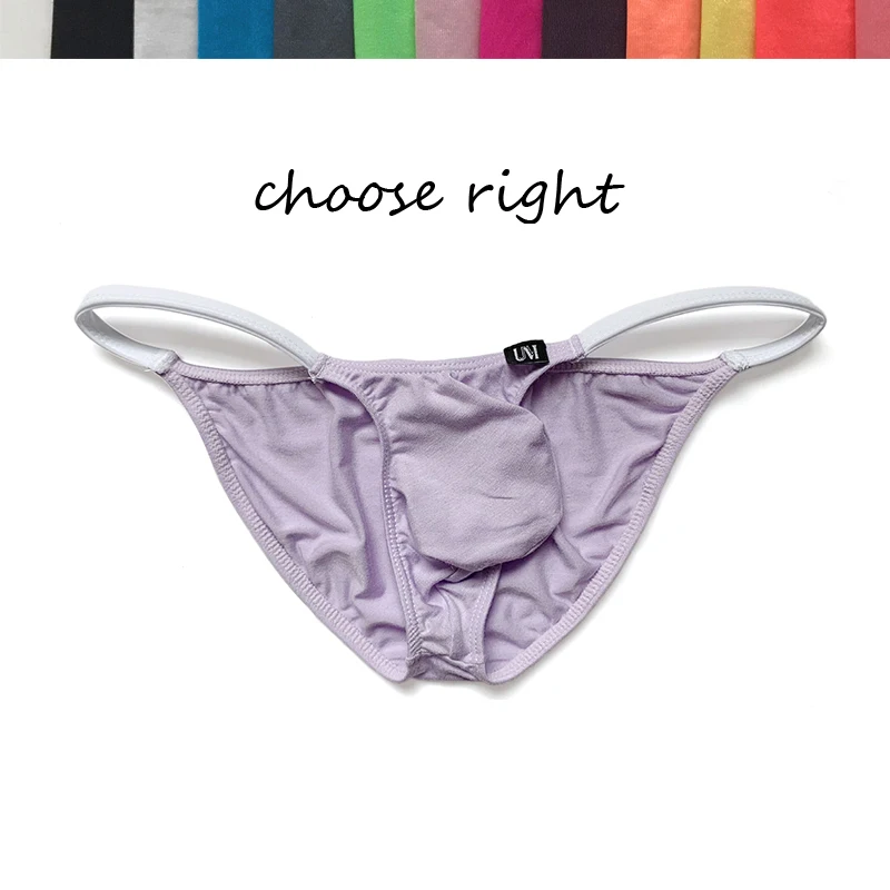 Stereo wrap cut comfortable men's underwear low-waisted modal breathable sexy briefs