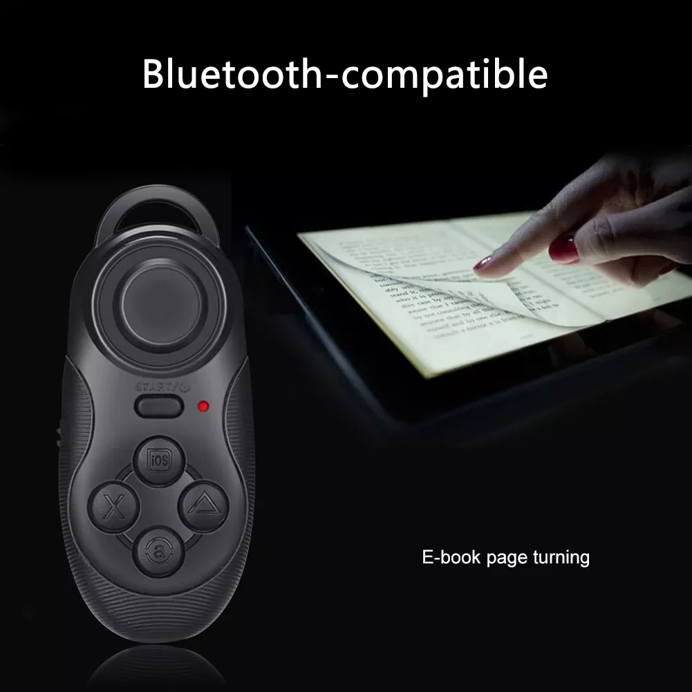 

Selfie Flip E-Book PPT Mouse V4.0 VR Controller Mini Bluetooth Gamepad Wireless Remote Pad Gamepad Rechargeable VR Vidoe Game