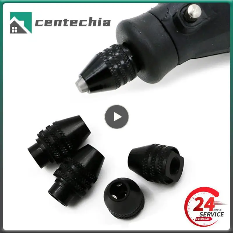 1~10PCS Sizes Universal Multi Drill Chuck Keyless 0.3-3.2mm Mini Drill Bit Chucks Adapter For Dremel Rotary Tools Engraver