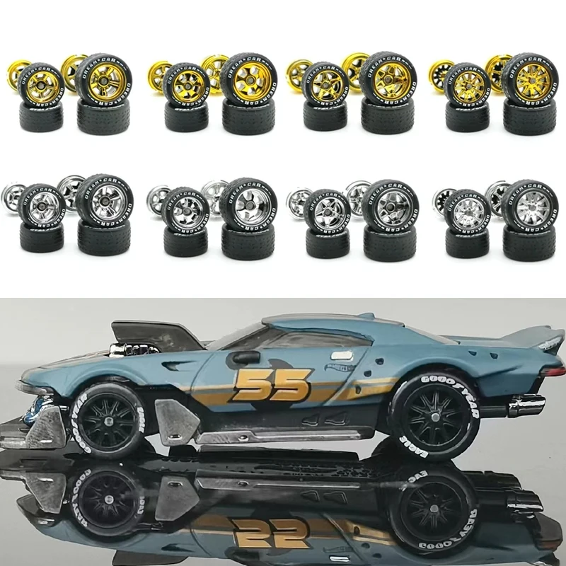 10 комплектов 1/64 Φ 8 мм + 12 Съемная шина 1:64 сплав Автомобильная