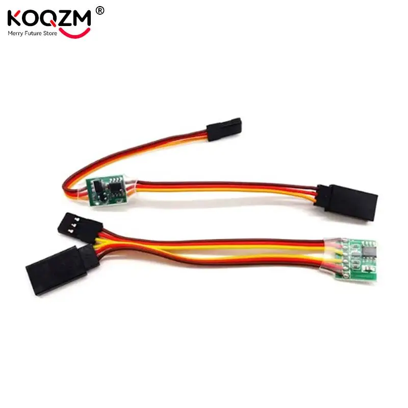 

5V/3-24V Servo Signal Reverser RC Servo Inverter Signal Remote Control Electronic Switch For Rc Servo For JR Futaba Plane V-tail