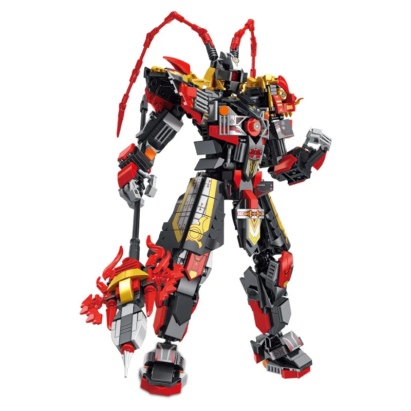 Новый 60112 Три королевства властный Лу Бу Бог войны меховой робот для мальчиков