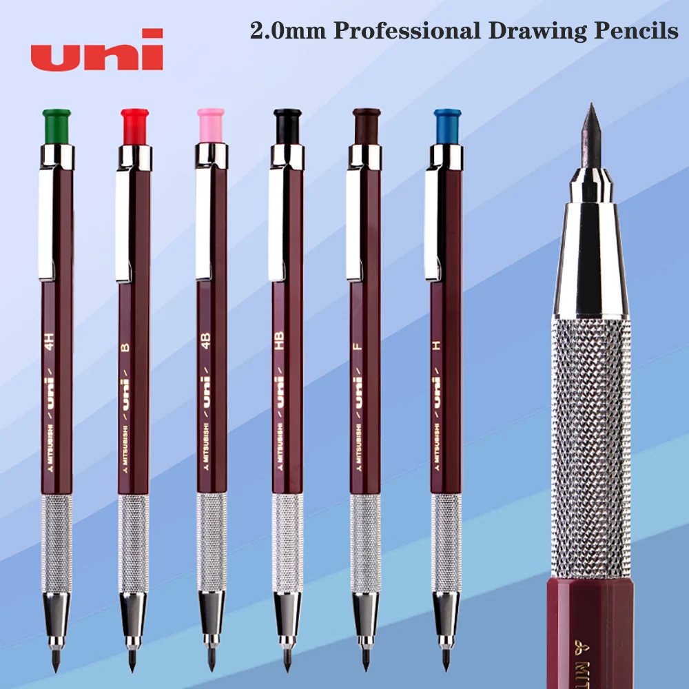 2.0mm Mh-500 Metal Pen Holding Hexagonal Stick Thick Head Sketch Painting Special Stationery