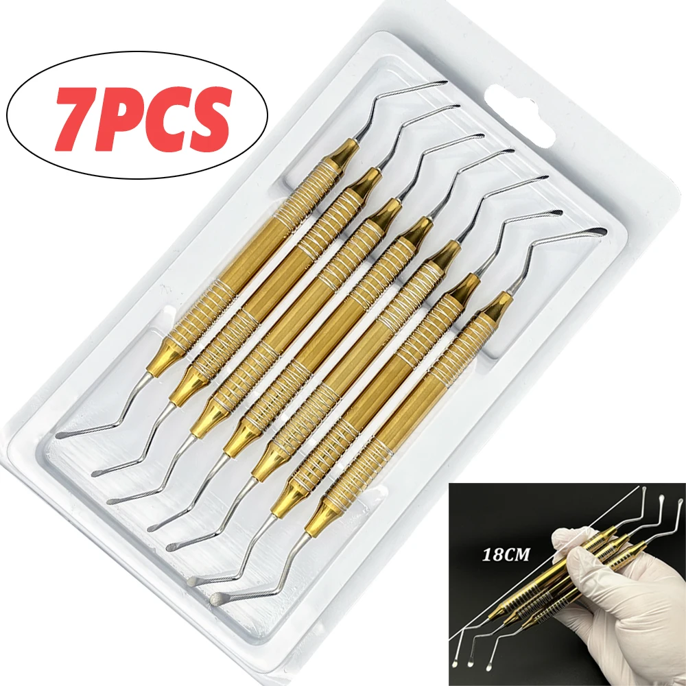 7 шт. стоматологический скалер с двойными концами