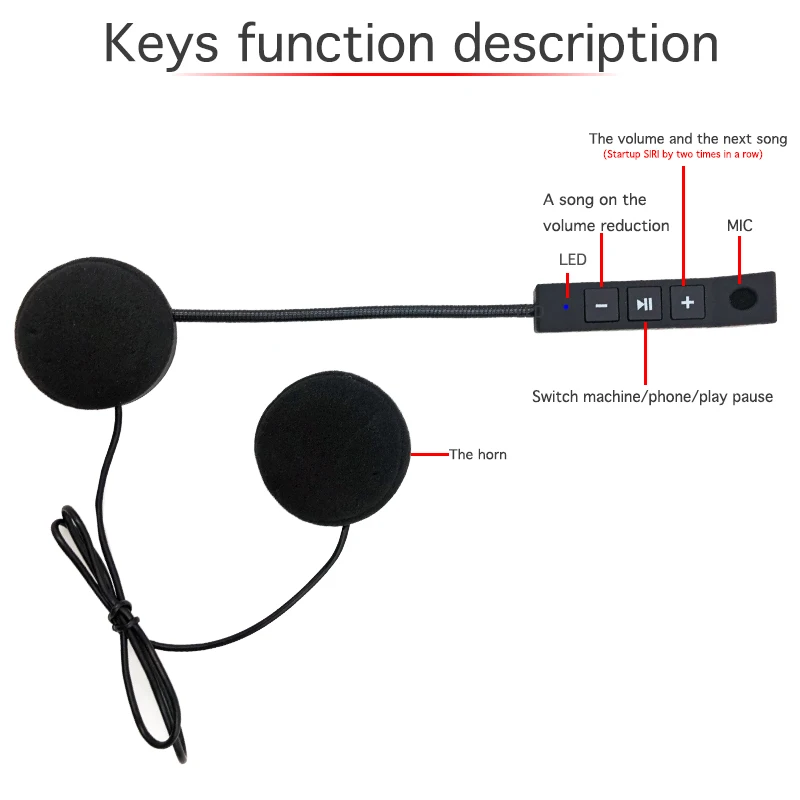 Bluetooth гарнитура для мотоциклетного шлема BT11 беспроводные наушники езды на