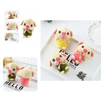 lovely photograph prop high simulation super soft pig plush toy for girl cartoon keyring stuffed keychain