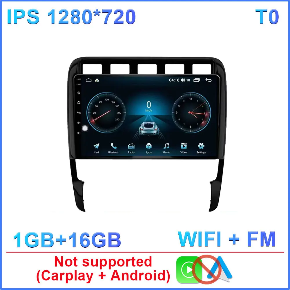 

Автомобильный радиоприемник Android 14 для Porsche Cayenne 957/955 2002-2014, автомобильный мультимедийный видеоплеер, головное устройство с Wi-Fi, GPS, авторадио, Carplay BT