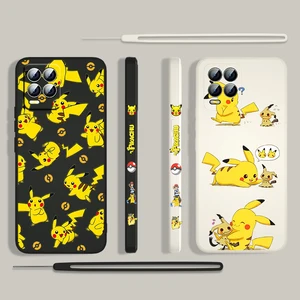 anime pikachu cute for oppo realme 50i 50a 9i 8i 8 6 pro find x3 lite neo gt master a9 a5 liquid left rope phone case capa cover free global shipping