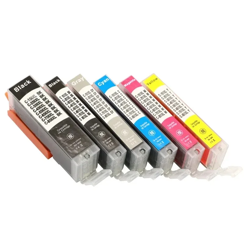 Совместимый картридж PGI-850 CLI-851 для принтера Canon PGI850 CLI851 PIXMA MG7580 IP7280 IP8780 MX728 MX928 IX6780