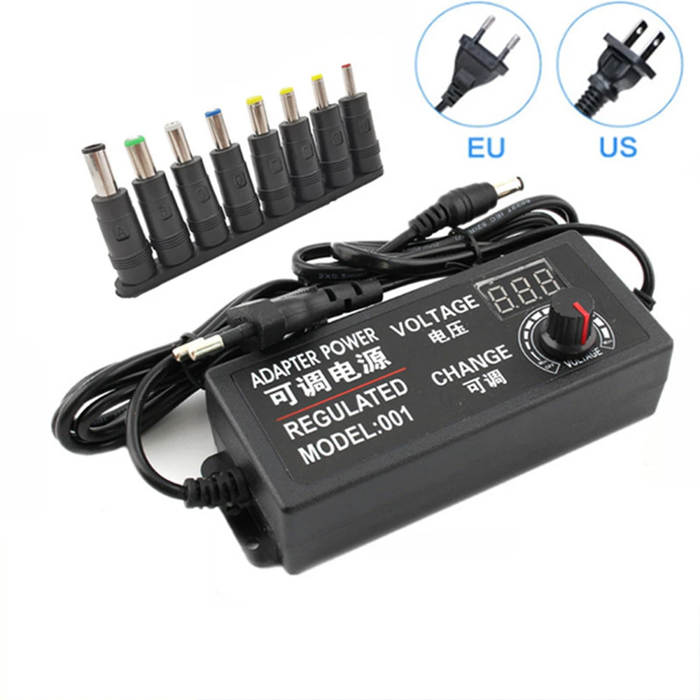 

Adjustable AC To DC Power Supply 3V 5V 6V 9V 12V 15V 18V 24V 3A 5A 72W 60W Power Supply Adapter