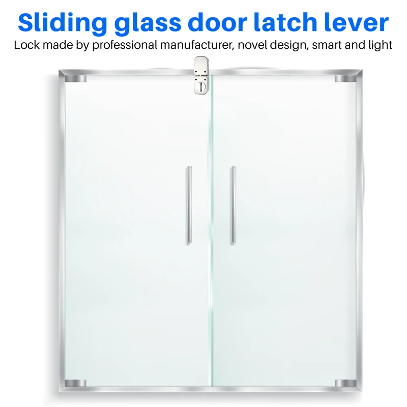 Нержавеющая сталь стеклянные дверные защелки замок/болт 138А без сверления для