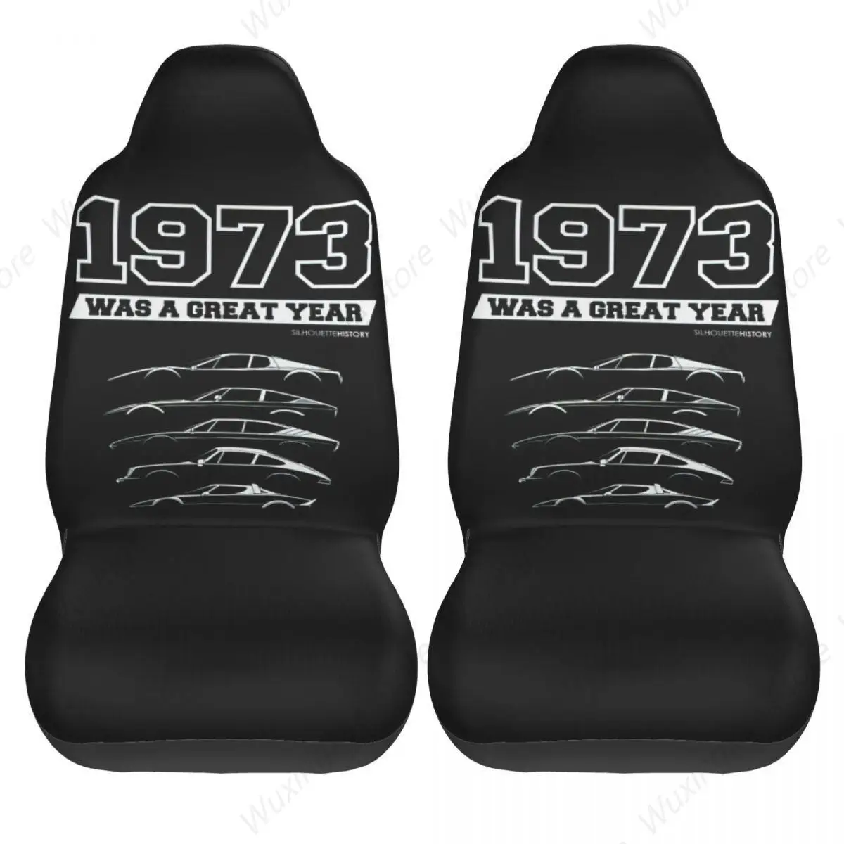 1973 чехол на автомобильное сиденье с силуэтом великого года универсальный