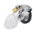 Клетка верности, мужские секс-игрушки, мужское устройство верности, клетка на член с регулируемыми кольцами, латунный замок, Эротические товары для уретры