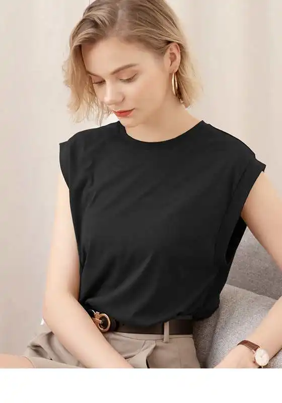

2023 women t shirt Women's Women t shirt Cotton Casual Short Patchwork grey