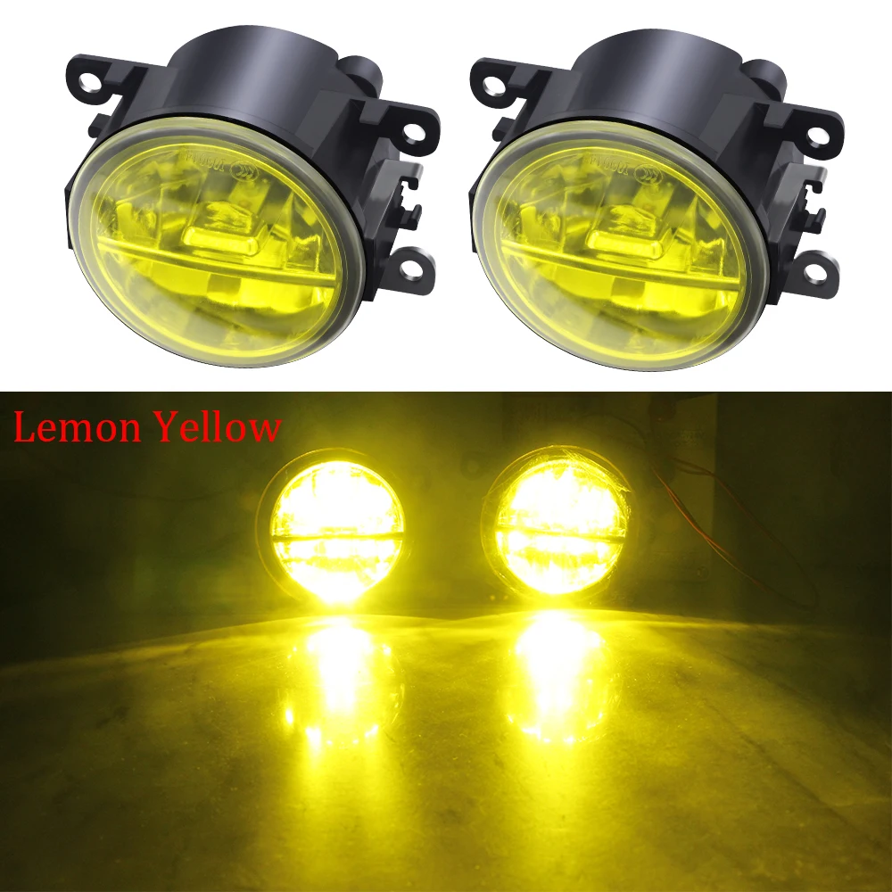 

2 светодиодных противотуманных фары для Subaru Forester WRX STI Outback BRZ Impreza Justy Levorg XV Legacy, передний бампер автомобиля, противотуманные фары DRL 30 Вт 12 В