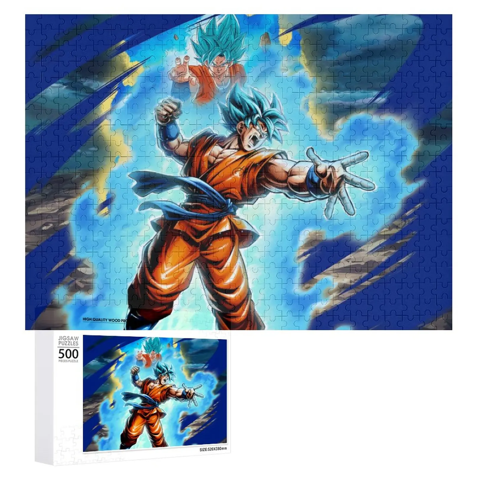 

Bandai 300/500/1000 pieces Goku character puzzle cartoon Dragon Ball Super puzzle Adult decompression game children's toys