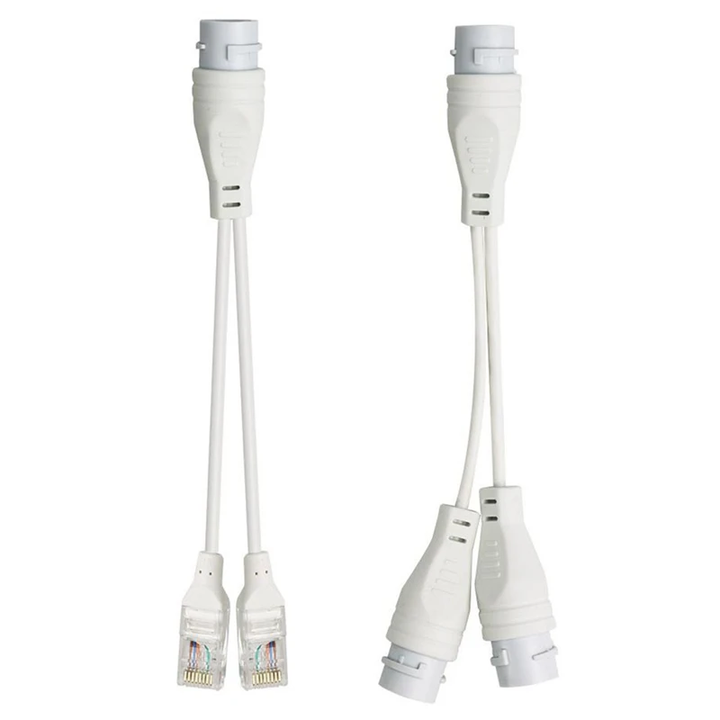 

POE Splitter RJ45 2-In-1 Network Cabling Connector For Security Camera Install IEEE802.3AT/AF Transmission Standard