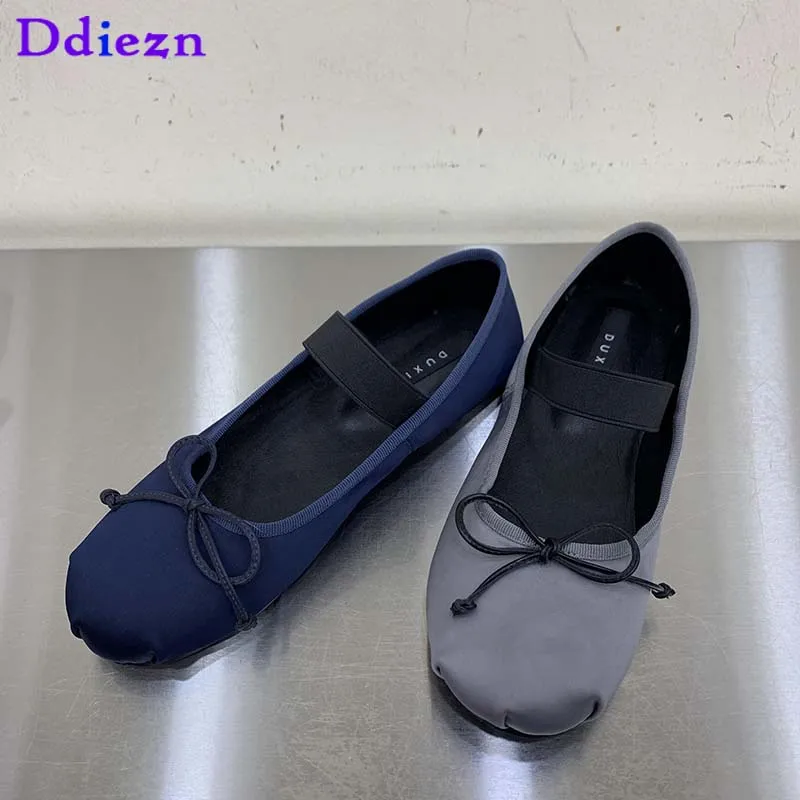 

Flats Women Mary Janes Sandals New Female Shoes For Fashion Casual Outside 2023 Slip-On Summer Ballet Flats Slides Flat