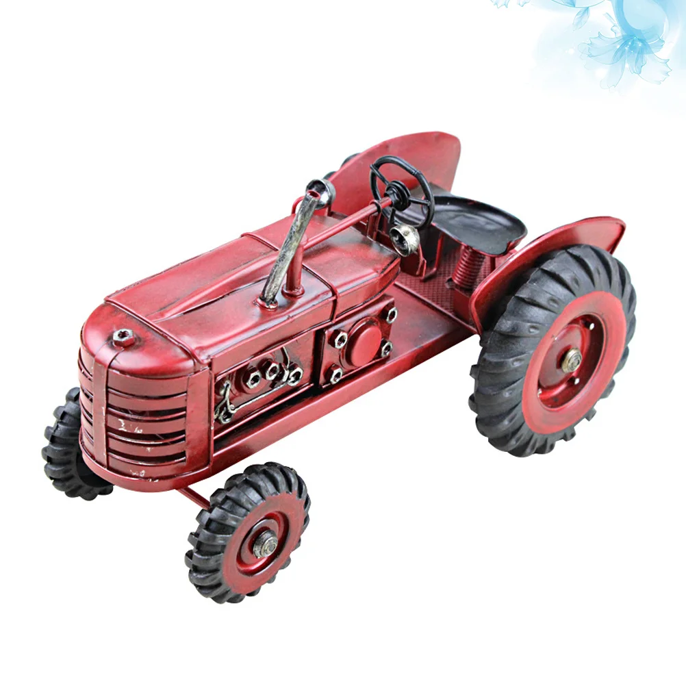 

Decoration Tractor Tableornaments Office Desk Modern Resin Figure Car Garden Vintage Farmer Kids