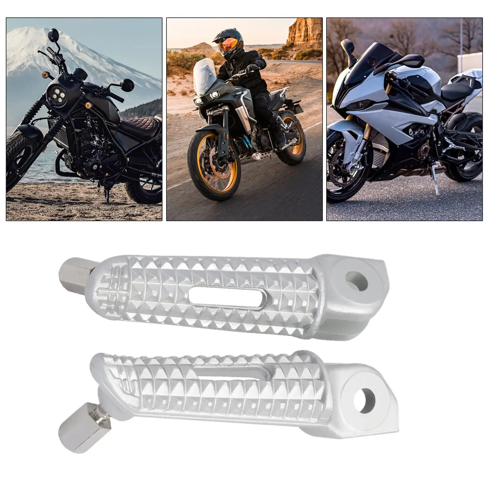 Фото Реплика гоночного автомобиля Triumph Daytona 675, 2006-2016, подставка для ног мотоцикла, передние педали электромобиля, противоскользящие мотоциклетные №4