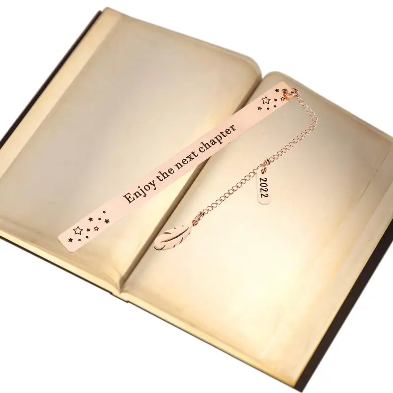 

Новая Закладка-подвеска из нержавеющей стали, металлическая книжка-маркировка, канцелярские товары, школьные и офисные принадлежности, шко...