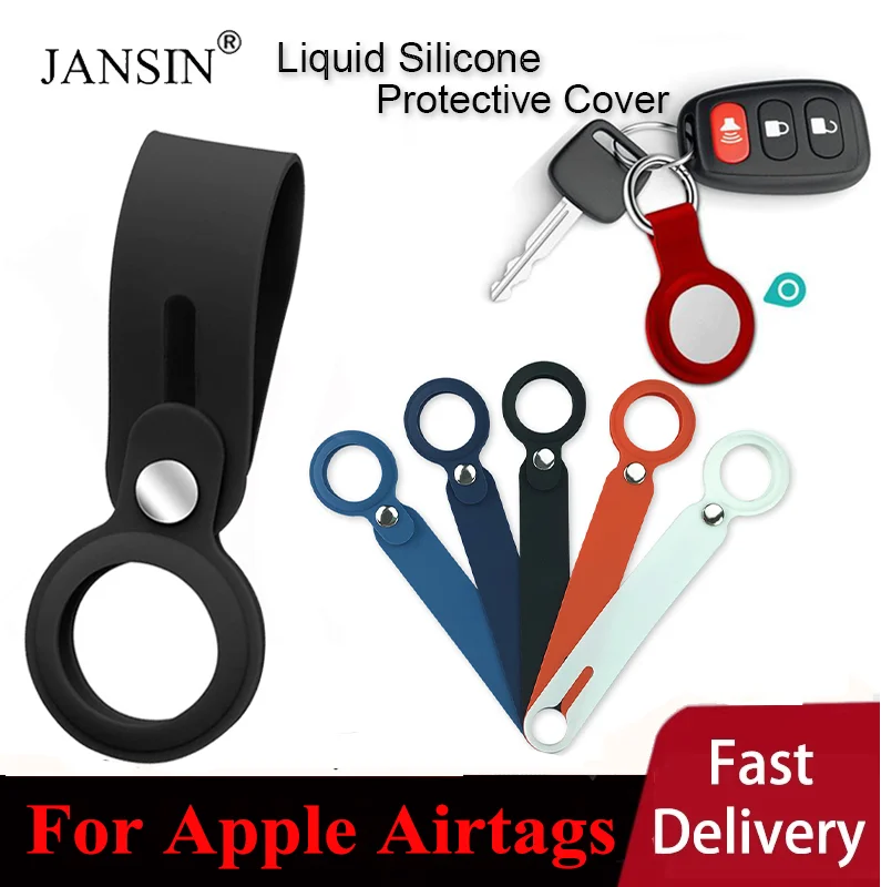 Чехол для Apple airtag защитный чехол-трекер из жидкого силикона устройства защиты от