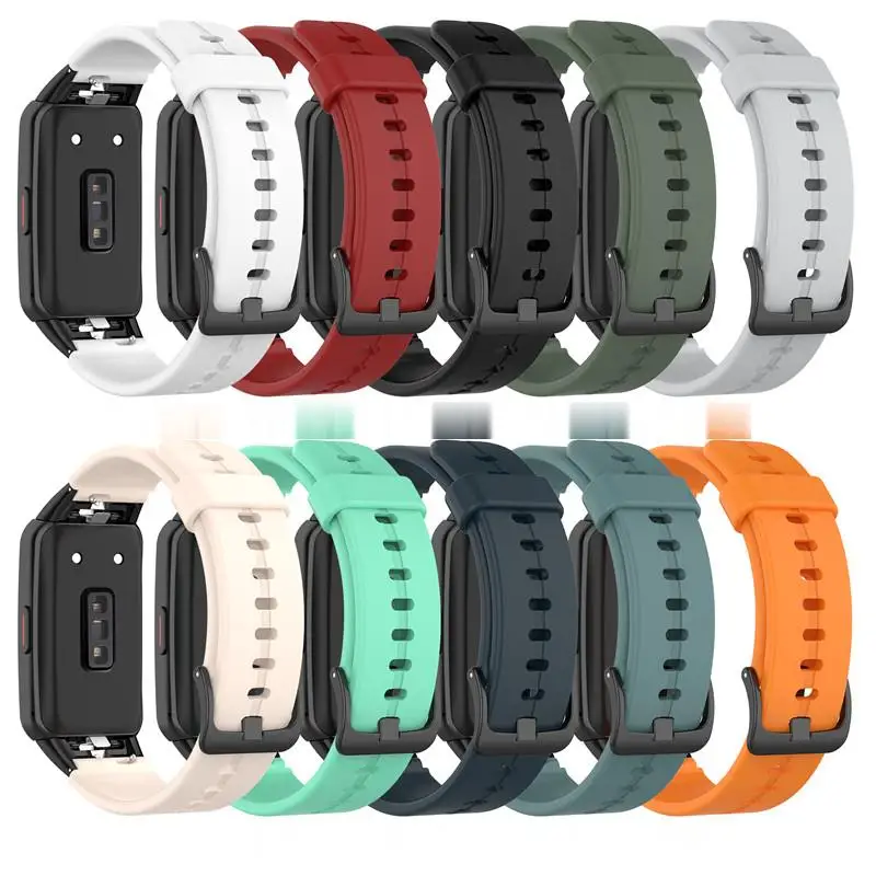 

Silicone Watch Band Wrist Strap Adjustable Watchbands for Huawei band 6 honor band 6 Smart Watch Replacement Belt