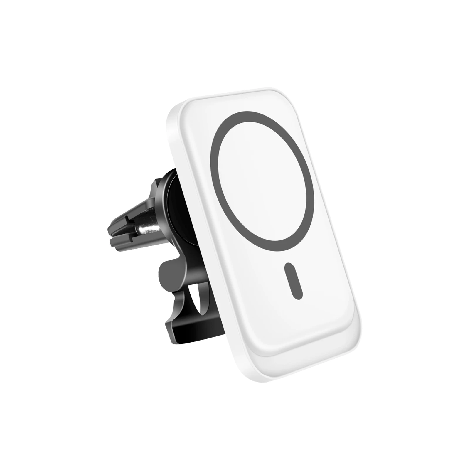 

15W Universal Air Vent Mount Car Wireless Charger Magnetic Suction Portable Easy Install Accessories With Clip For IPhone 12