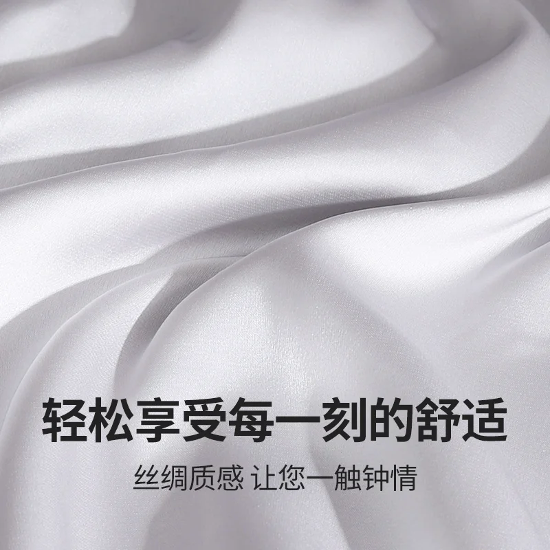 Men's Ice Silk Satin Glossy Shorts Panties Male Plus Size Casual Sleeping Shorts Bottoms Underwear