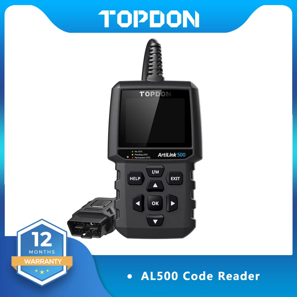 

TOPDON AL500 Obd2 Car Diagnostic Tool OBD 2 Automotive Scanner Engine Analyzer Tool Code Reader Obdii Scan Tool