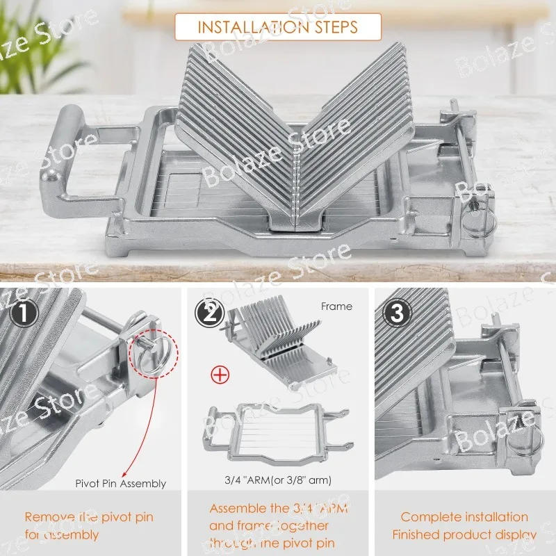 Измельчитель для сыра из нержавеющей стали 1 см и 2