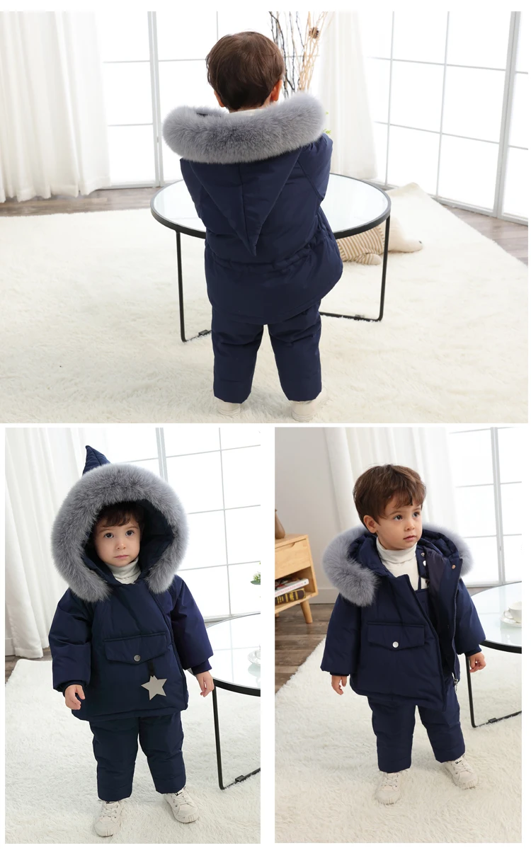 Детский пуховой комбинезон на возраст 0-5 лет