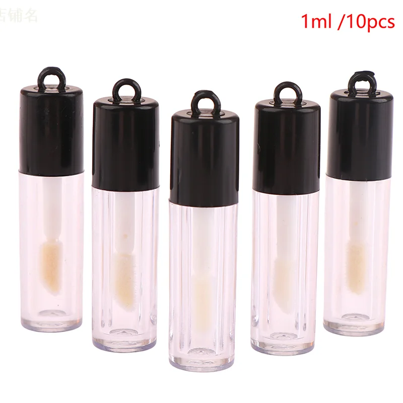

10Pcs/lot 1ml DIY Lip Balm Tube Container with Cap Empty Lipstick Bottle Lipgloss Tube Cosmetic Sample Container Wholesale