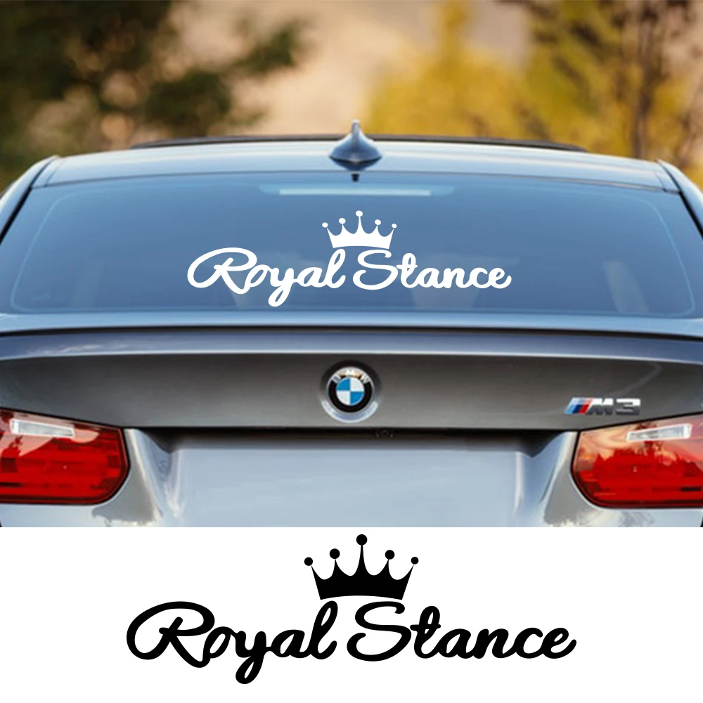 

Car Stickers Windshield Window Royal Stance Auto Pvc Film DIY Decal Automobile Sport Styling Decoration Car Tuning Accessories.