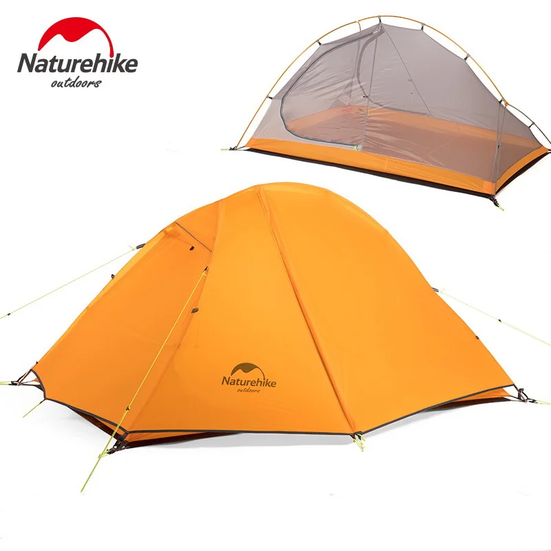 

Палатка Naturehike PU4000 туристическая велосипедная, на 1-2 человек, водонепроницаемая, Ультралегкая, для пешего туризма и горного туризма