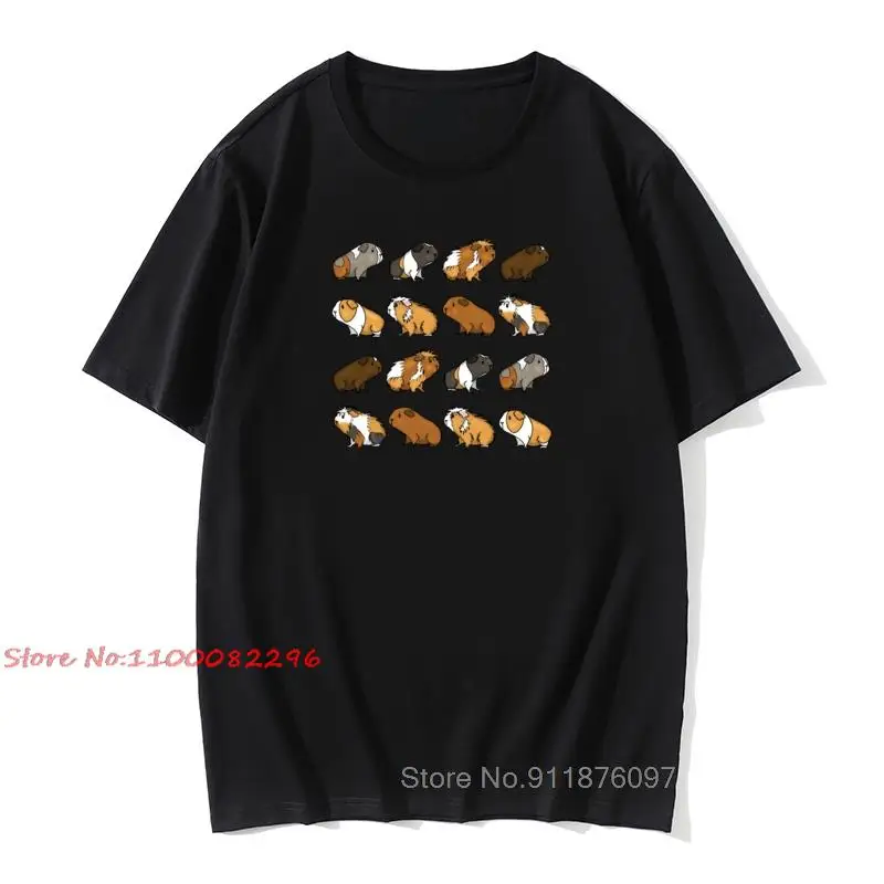 

Men T-Shirt Guinea Pig Procession Men T Shirt Camisa Animal Lover Animals Kawaii Pet Tshirt Harajuku Tops Plus Size