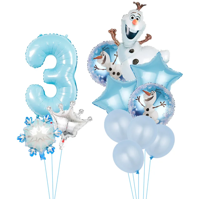 

Disney Frozen Birthday Party Decorations For Kids Toys Crown Snowflake 32inch Number Foil Balloons Baby Shower Girls Gift Globos