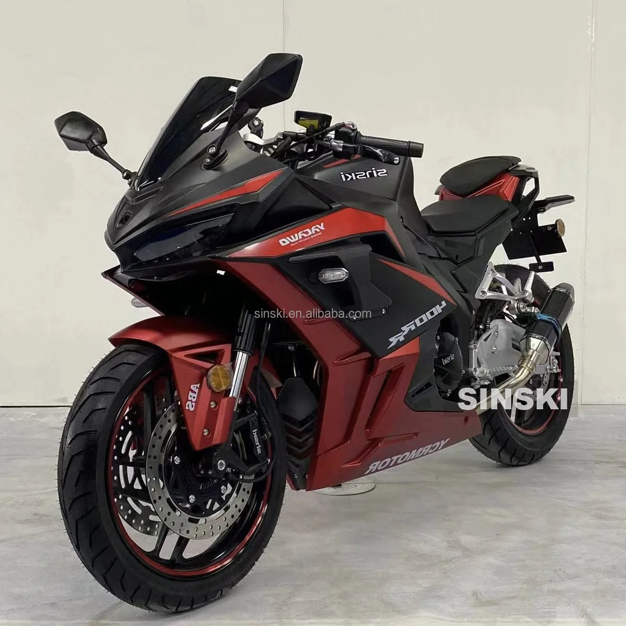 Sistemas de escape para motocicletas a gasolina venta motos en China todoterreno robustas