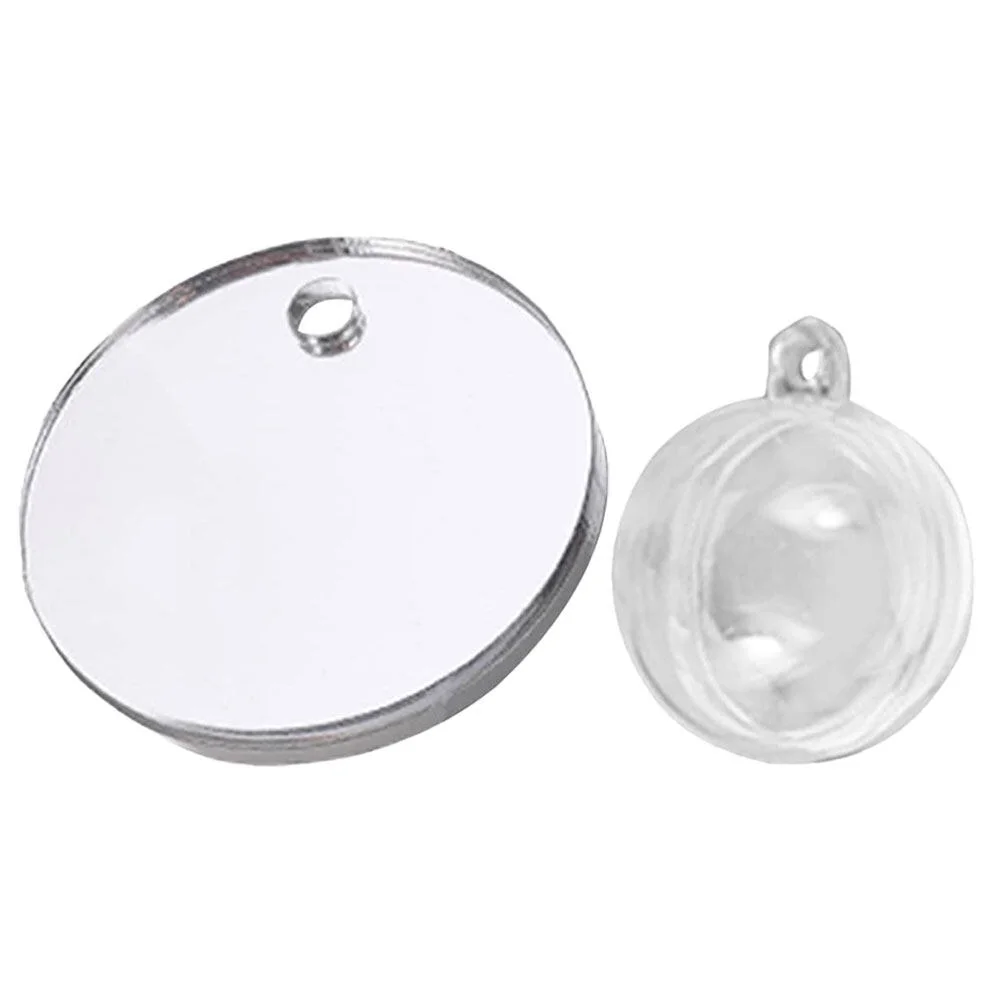 

Fish Bowls For Centerpieces Betta Tank Decoration Double Sided Accessories Training Mirrors Plastic Floating Fish Toys Beta Bowl