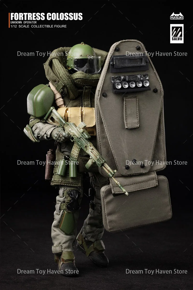 Фото Фигурка HASUKI 1/12 Black Ops NO.2 SA02 SALVO FORTRESS COLOSSUS UNKNOWN OPERATOR, полный комплект, 6 дюймов, модель, игрушка, подарок №3
