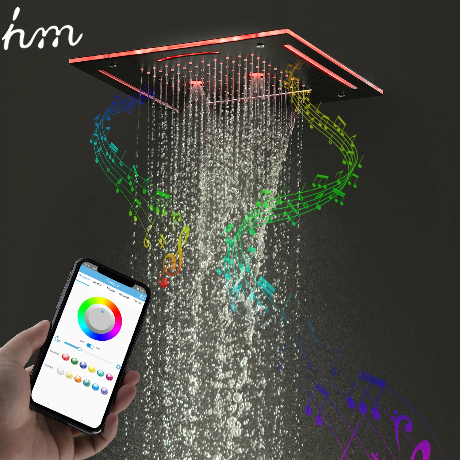 Лейка для душа со светодиодсветодиодный подсветкой 12 дюймов 300 х30 0 мм - купить по