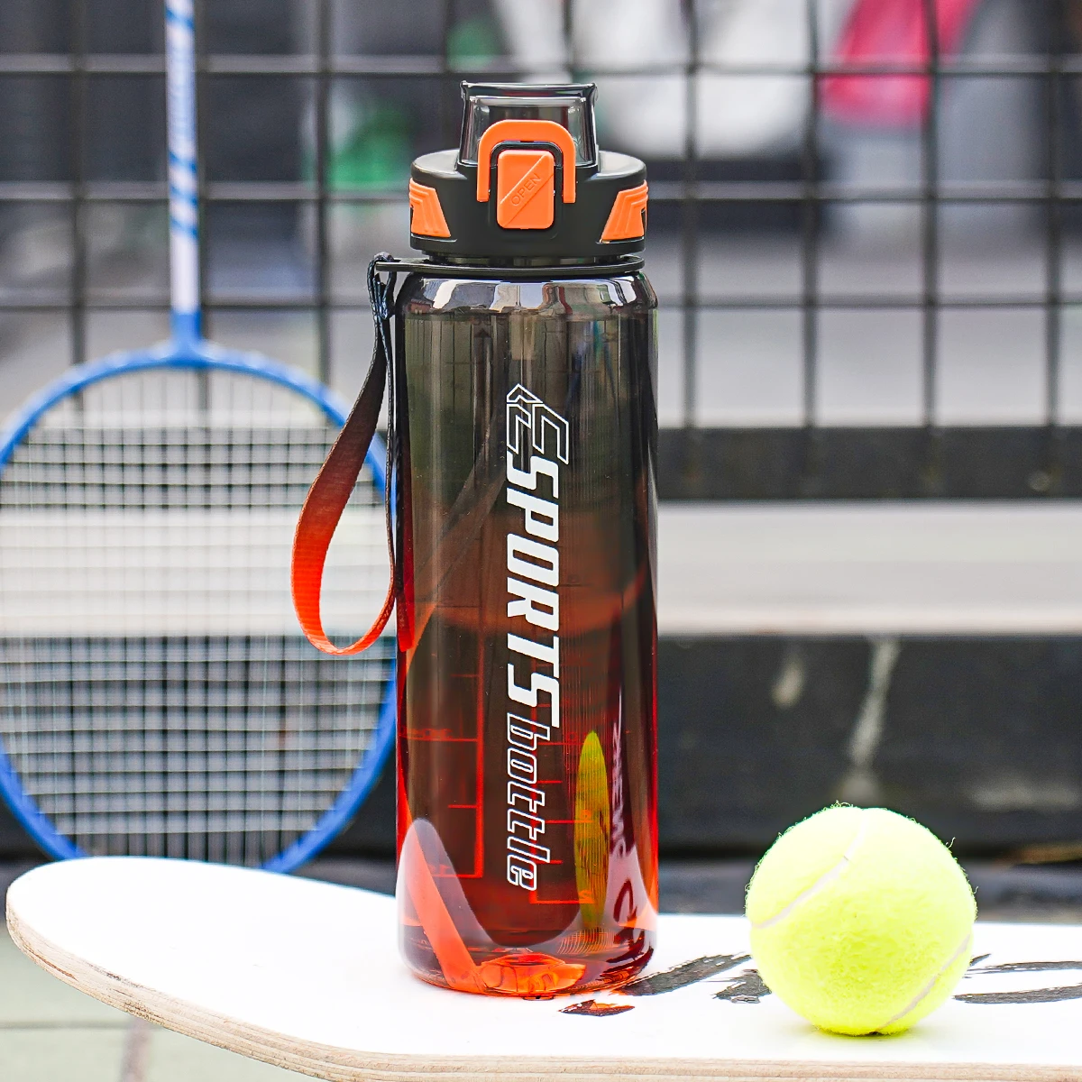 

Многоразовая спортивная бутылка из пластика WIFEFUN 950 мл / 700 мл