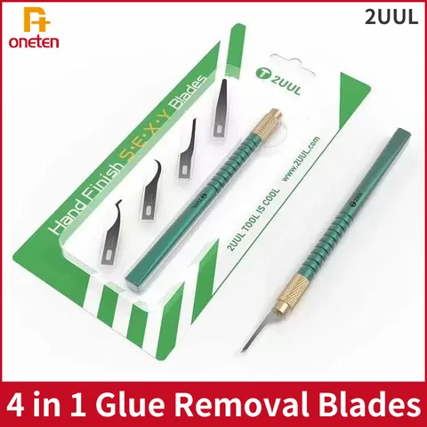 2uul 4 в 1 лезвия для удаления клея с ручной отделкой для PCB материнской платы чип IC ЦП инструмент для удаления клея нож для чистки инструмент для выскабливания