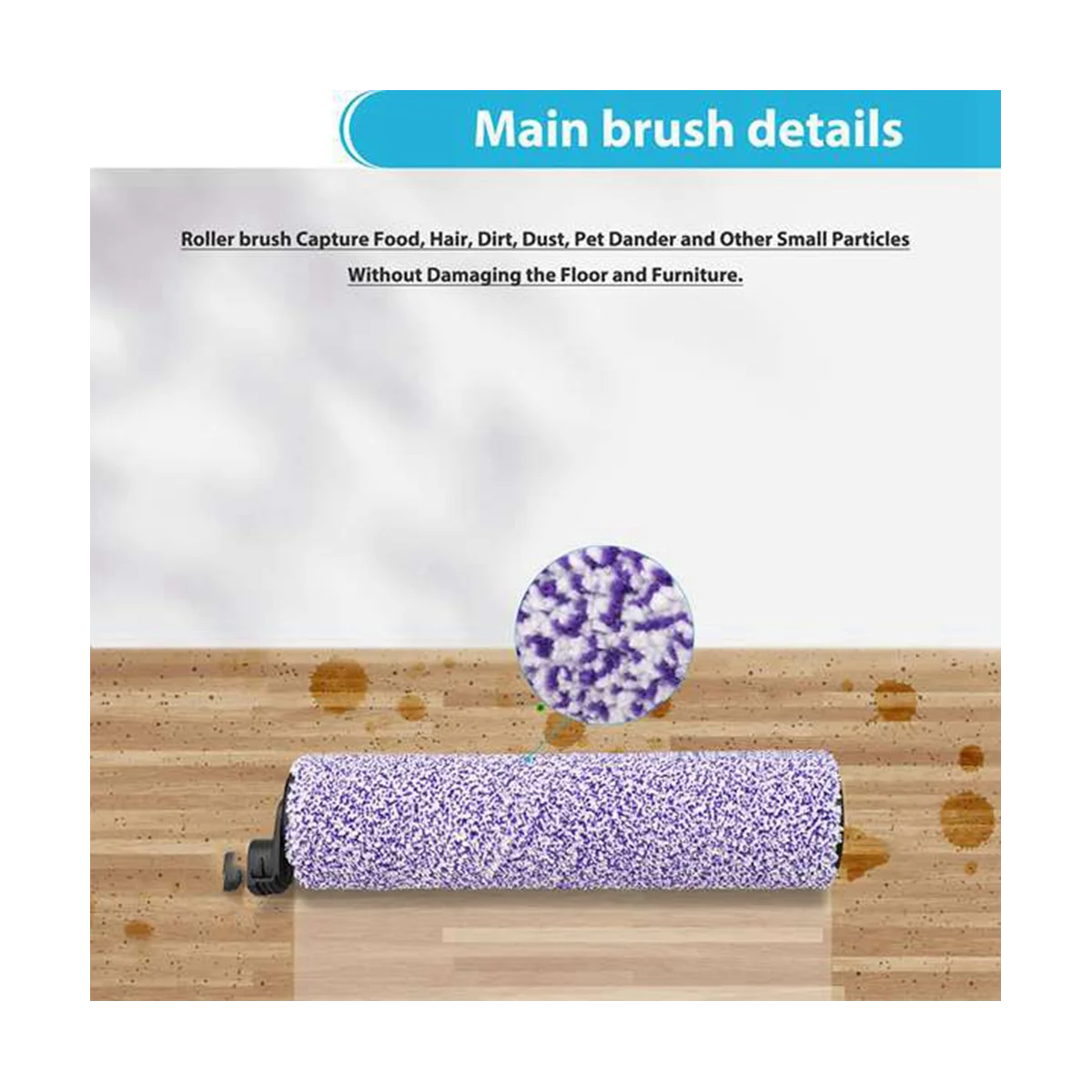 Сменный ролик с основной щеткой/хлопковые фильтры для пылесосов WD201 WD101 WD200 WD100