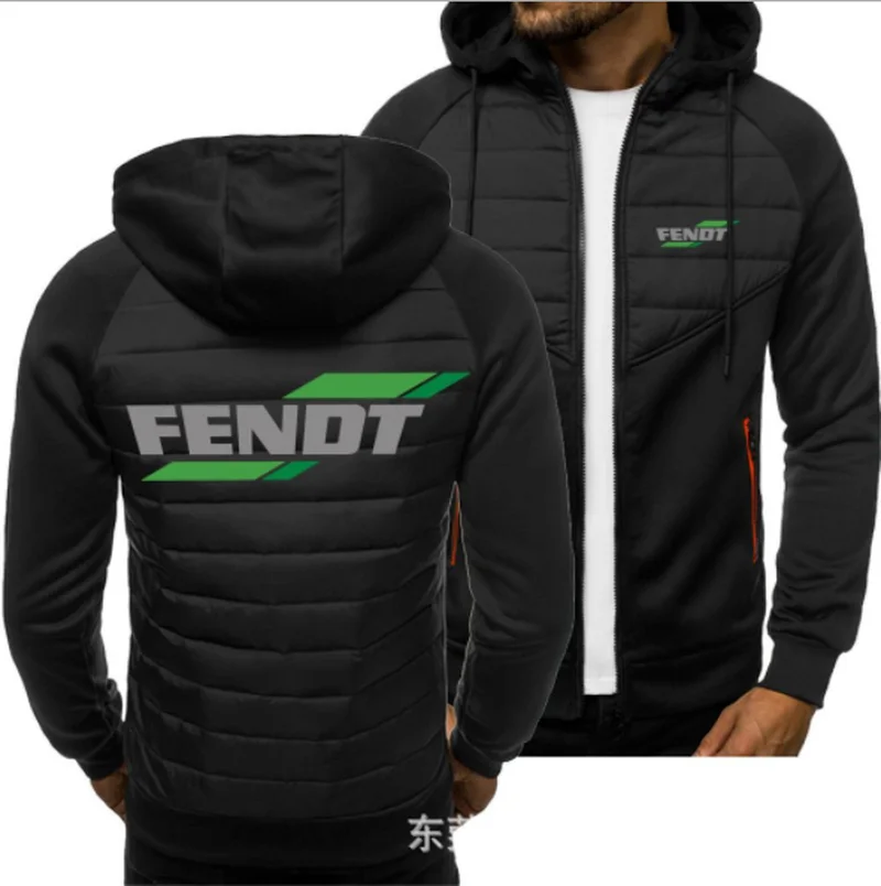 

New Men for FENDT Car Logo Print Spring Autumn Mens Jacket Casual Sweatshirt Long Sleeve Mens zipper Jacket Man Hoody