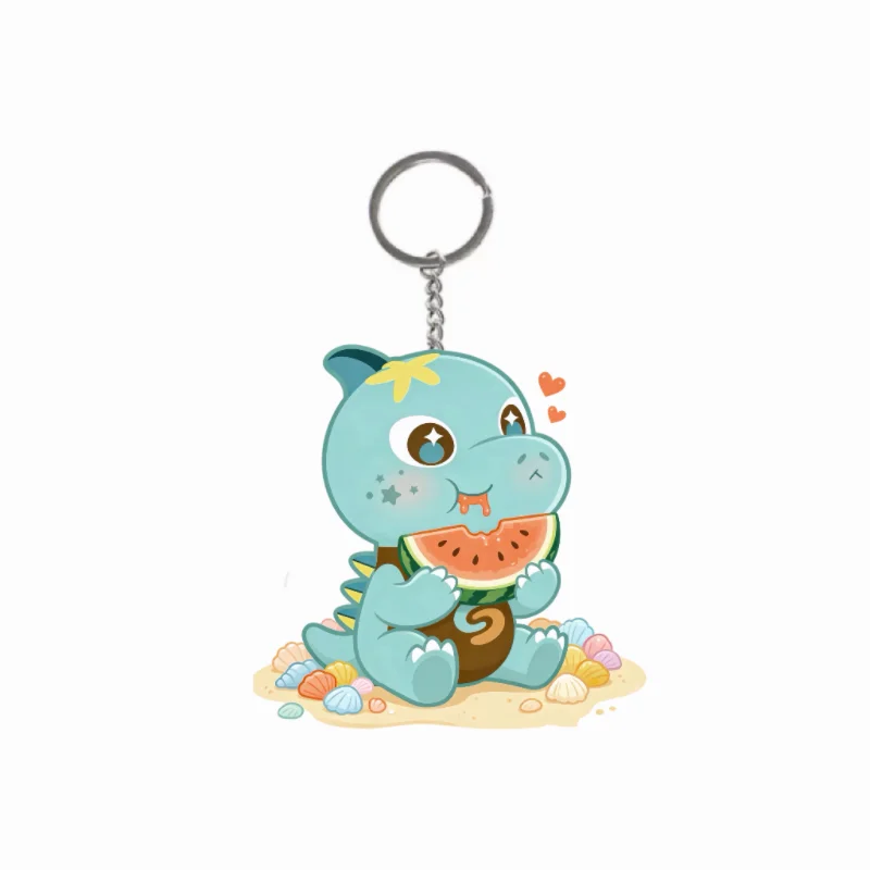 Фото Брелок-подвеска GMMTV Mascot с двусторонней печатью Rexxa Surfjava Patchara Silapasoonthorn Bhobdhama Hansa Q Version №1