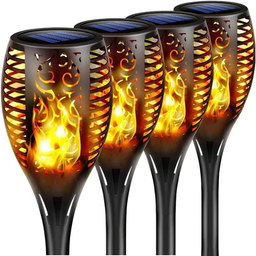 

Solar Torch Lights Outdoor 96 LED Waterproof Dancing Flickering Flames Landscape Garden Patio Decoration Pathway Lamp