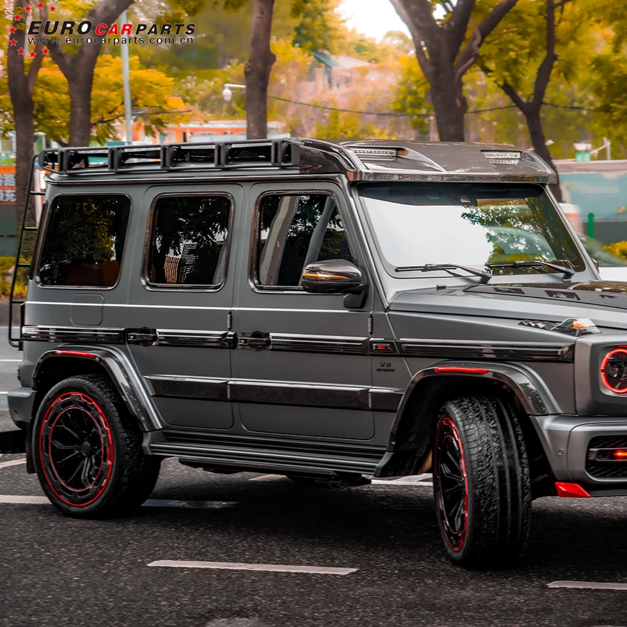 Фото G Class W464 Off Road Dry Carbon Over Fender G500 G63 G550 4X4 W464 W463A 2018-2023 Новый стиль Карбоновые детали для автоматического расширения крыла №2