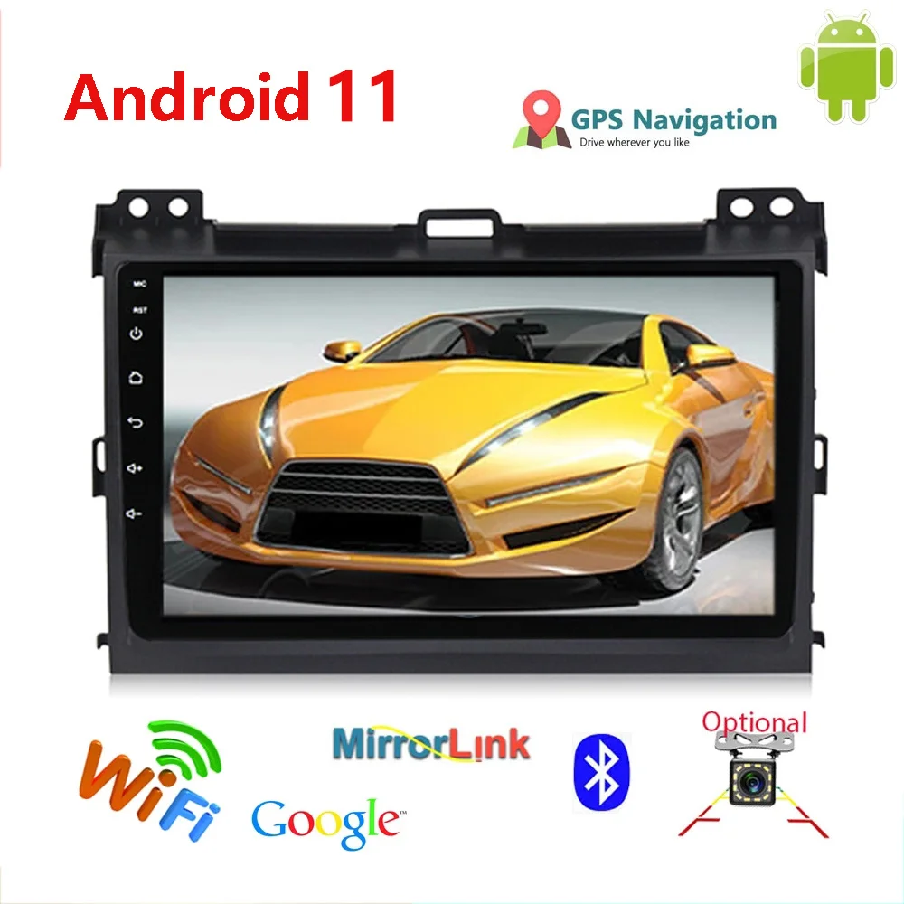 

2G+32G For Toyota Land Cruiser Prado 120 2004-2009 Car Radio Multimedia Video Player Navigation stereo GPS Android 11 2din